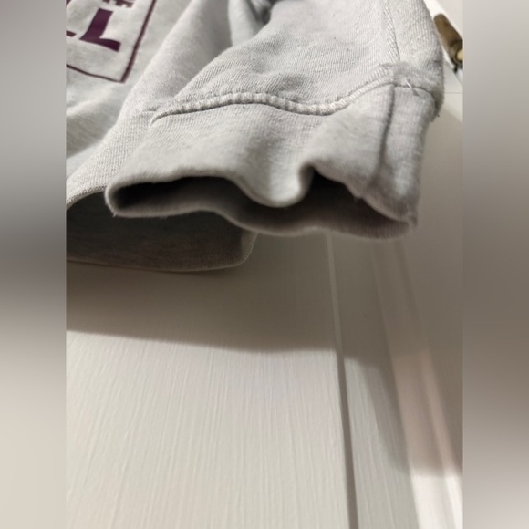 Vans Sweatshirt Womens Medium Gray Off The Wall Oversized Boxy Sweater Fleece - Picture 8 of 9